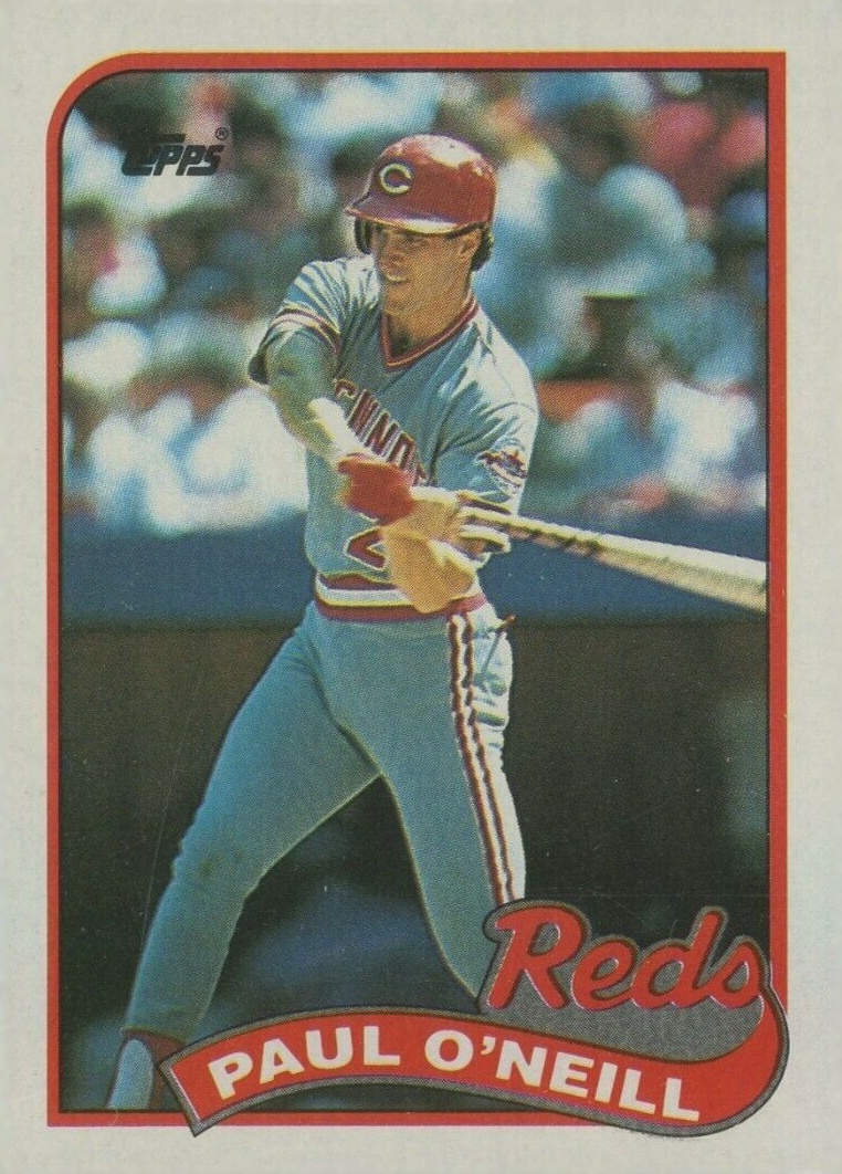 1989 Topps Paul O'Neill #604 Baseball Card