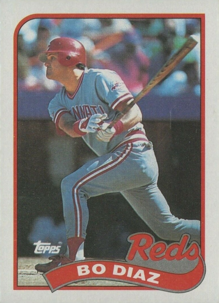 1989 Topps Bo Diaz #422 Baseball Card