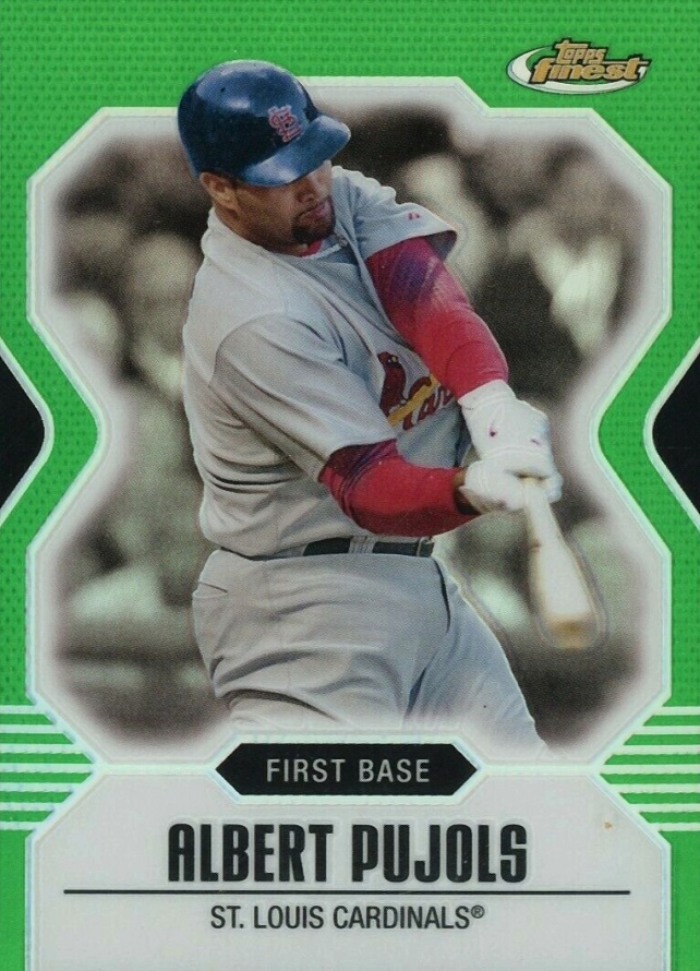 2007 Finest Albert Pujols #74 Baseball Card