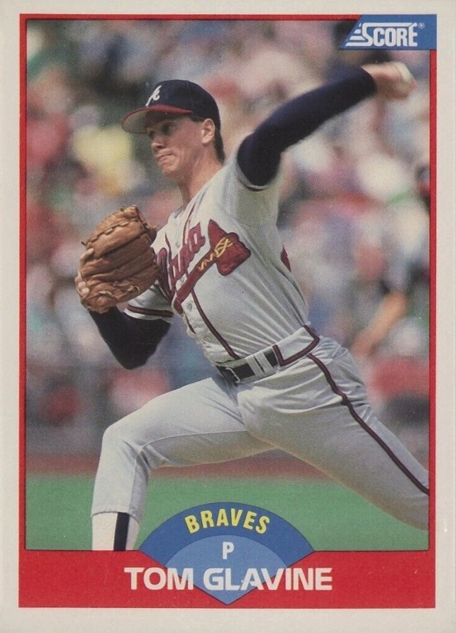 1989 Score Tom Glavine #442 Baseball Card