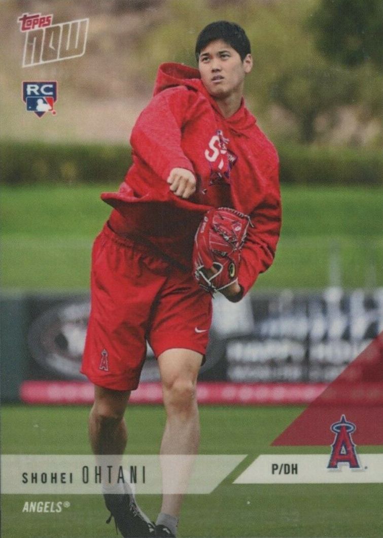 2018 Topps Now Road to Opening Day Shohei Ohtani #OD167 Baseball Card