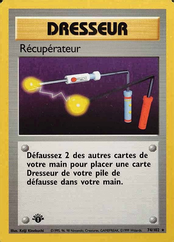 1999 Pokemon French Recuperateur #74 TCG Card
