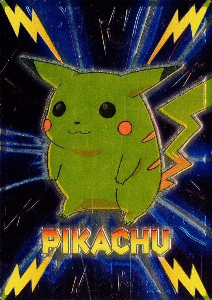 1999 Pokemon Japanese Meiji Promo Pikachu # TCG Card