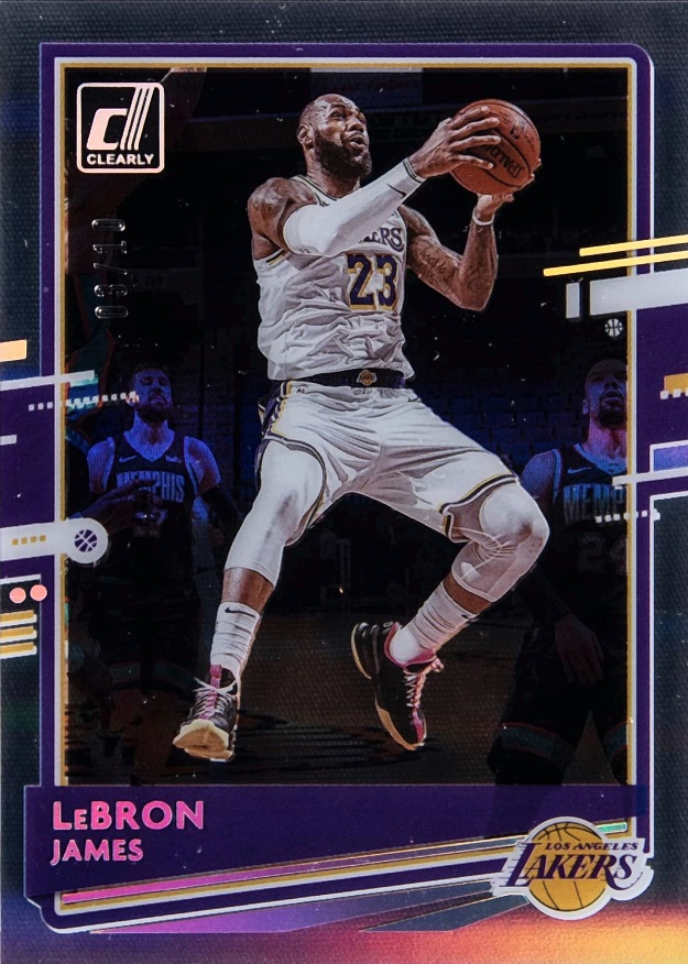 2020 Panini Clearly Donruss LeBron James #49 Basketball Card