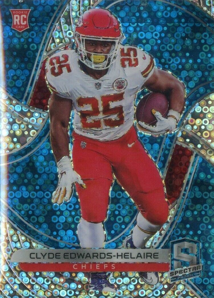 2020 Panini Spectra Clyde Edwards-Helaire #156 Football Card