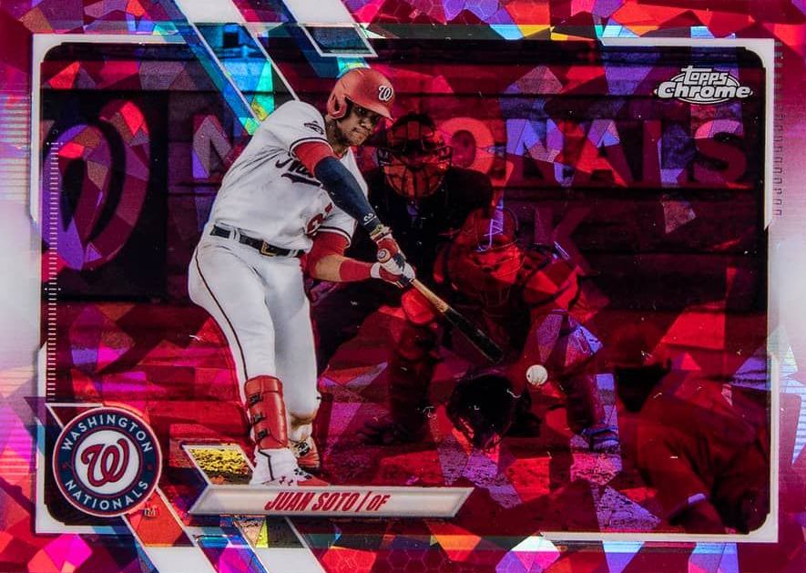 2021 Topps Chrome Sapphire Juan Soto #330 Baseball Card