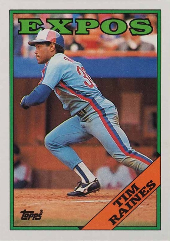 1988 Topps Tim Raines #720 Baseball Card