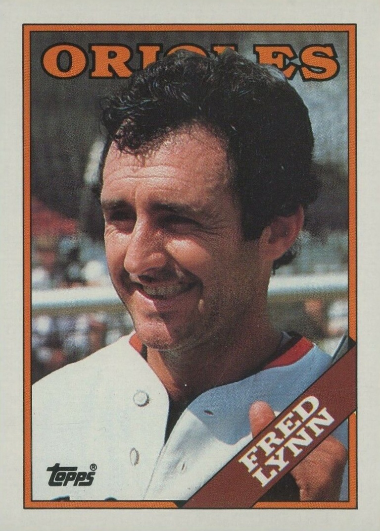 1988 Topps Fred Lynn #707 Baseball Card