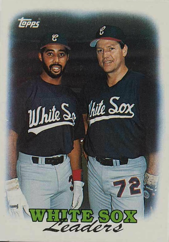 1988 Topps White Sox Leaders #321 Baseball Card