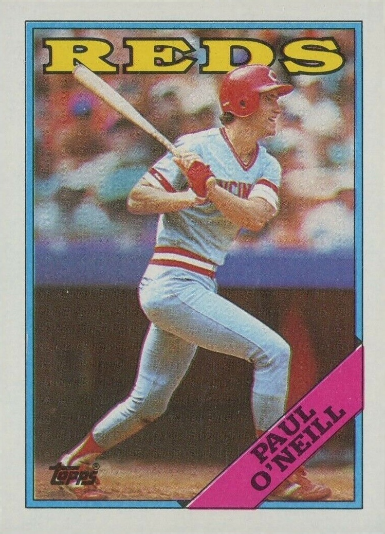 1988 Topps Paul O'Neill #204 Baseball Card