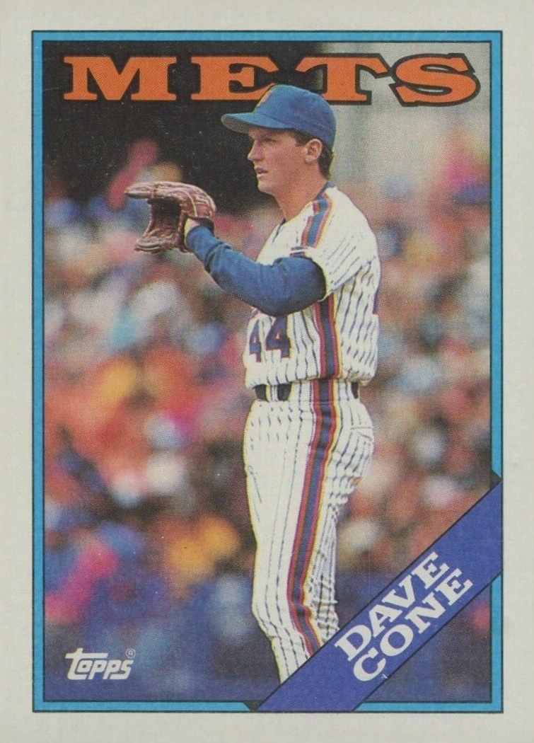 1988 Topps Dave Cone #181 Baseball Card