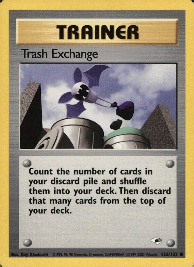 2000 Pokemon Gym Heroes  Trash Exchange #126 TCG Card