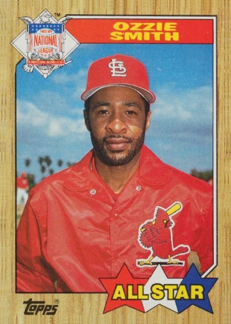 1987 Topps Ozzie Smith #598 Baseball Card