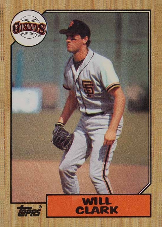 1987 Topps Will Clark #420 Baseball Card