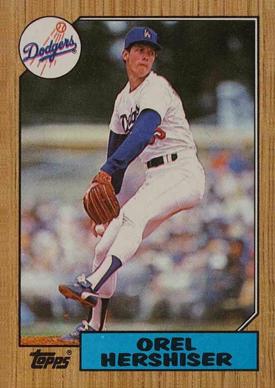 1987 Topps Orel Hershiser #385 Baseball Card