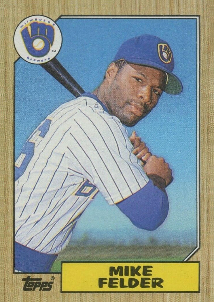 1987 Topps Mike Felder #352 Baseball Card