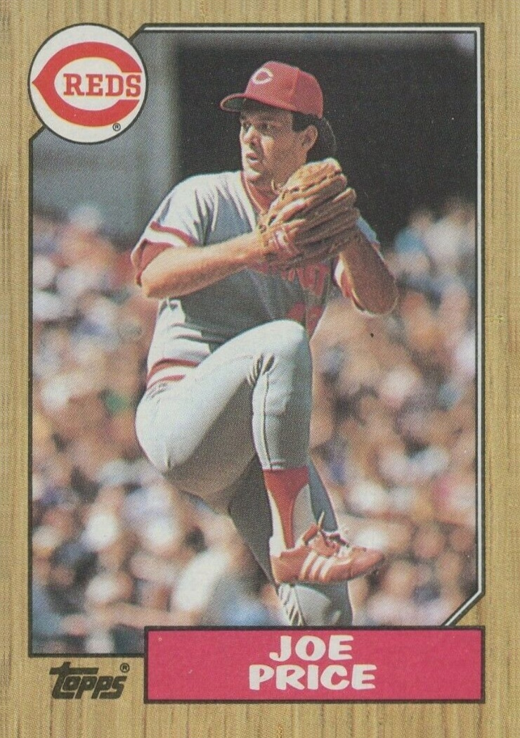 1987 Topps Joe Price #332 Baseball Card