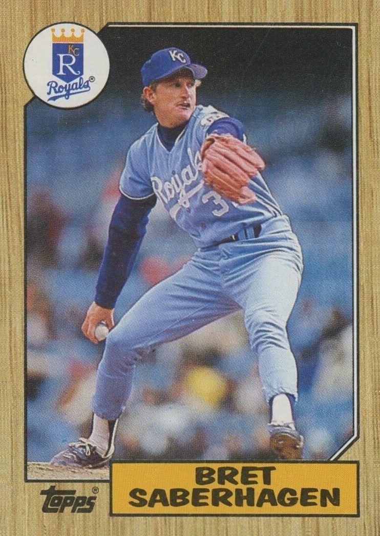 1987 Topps Bret Saberhagen #140 Baseball Card