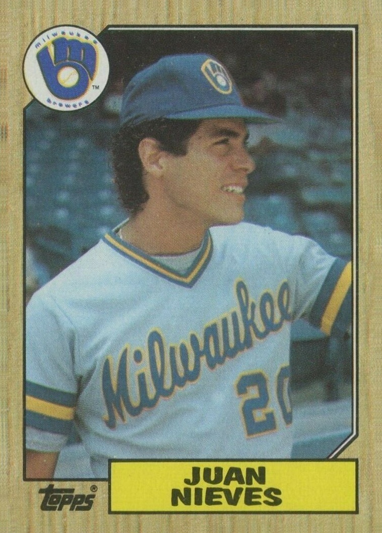1987 Topps Juan Nieves #79 Baseball Card