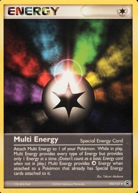 2004 Pokemon EX Fire Red & Leaf Green Multi Energy #103 TCG Card