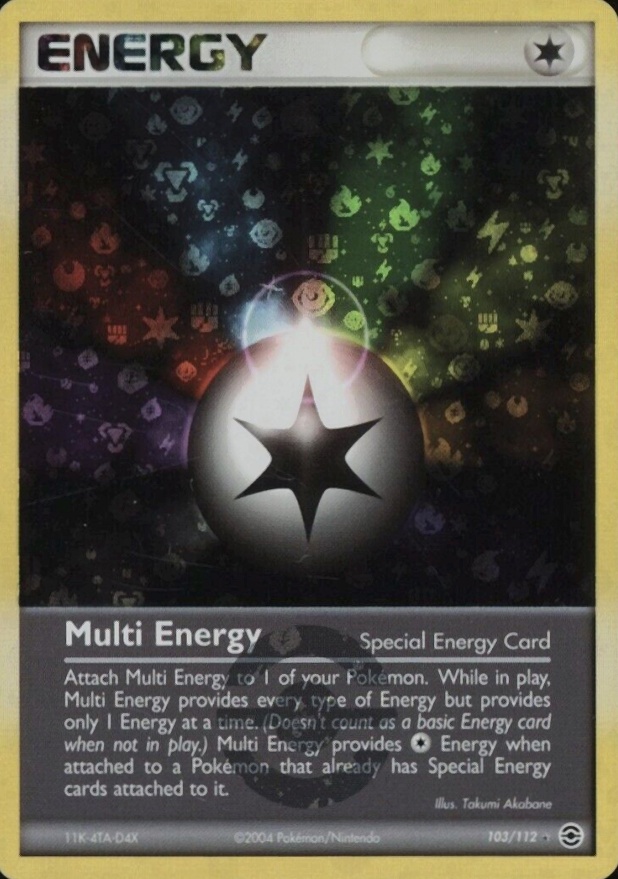 2004 Pokemon EX Fire Red & Leaf Green Multi Energy-Reverse Foil #103 TCG Card
