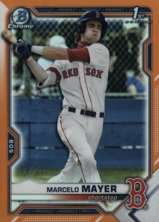 2021 Bowman Draft Marcelo Mayer #BDC174 Baseball Card