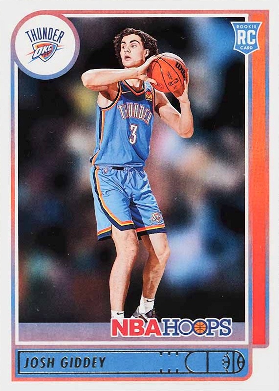 2021 Panini NBA Hoops Josh Giddey #202 Basketball Card