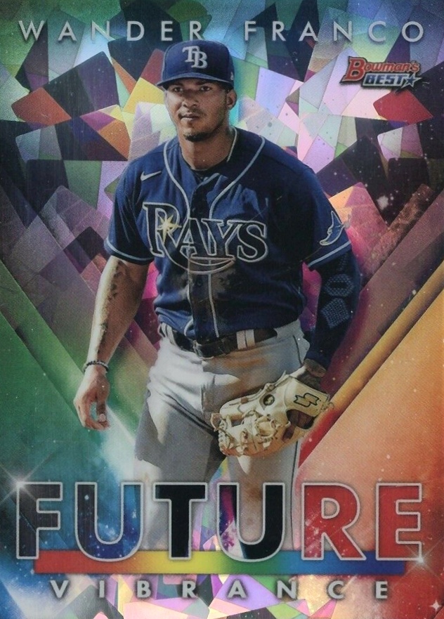 2021 Bowman's Best Future Vibrance Wander Franco #BFV33 Baseball Card