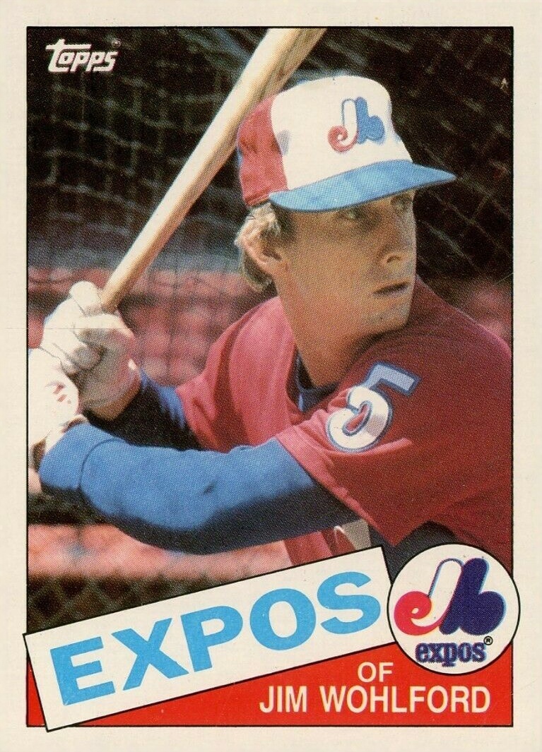1985 Topps Jim Wohlford #787 Baseball Card