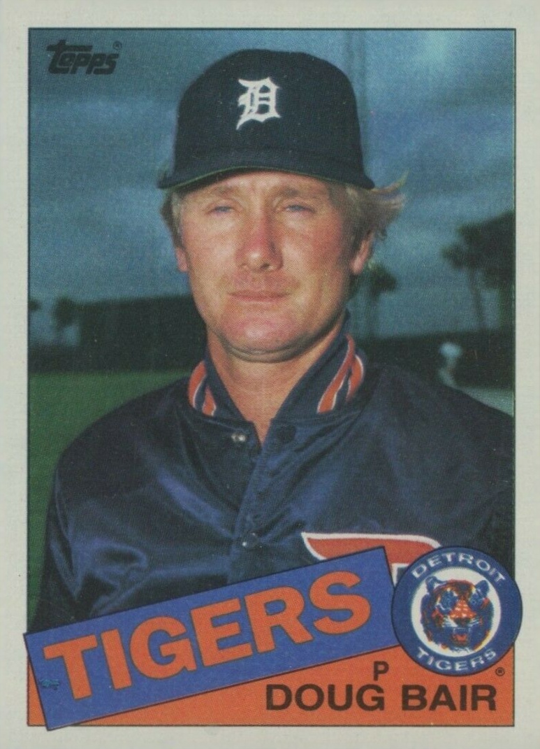 1985 Topps Doug Bair #744 Baseball Card