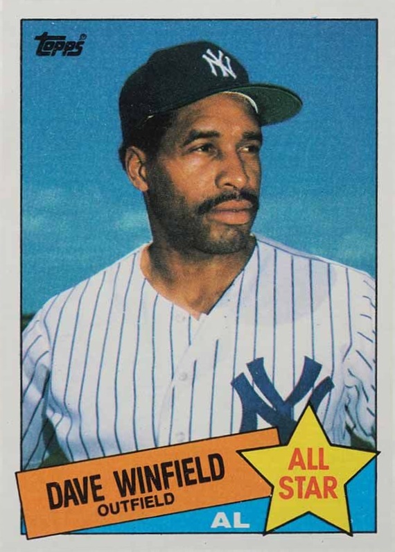 1985 Topps Dave Winfield #705 Baseball Card