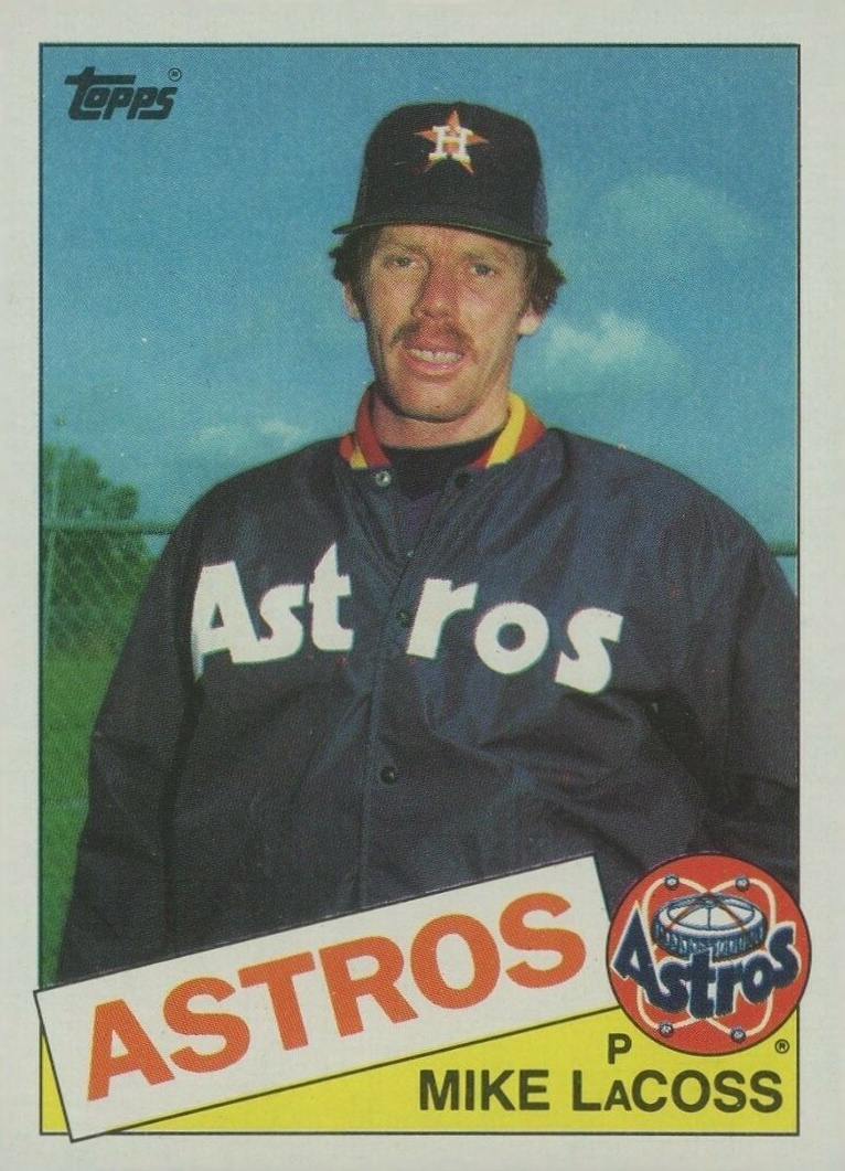 1985 Topps Mike LaCoss #666 Baseball Card