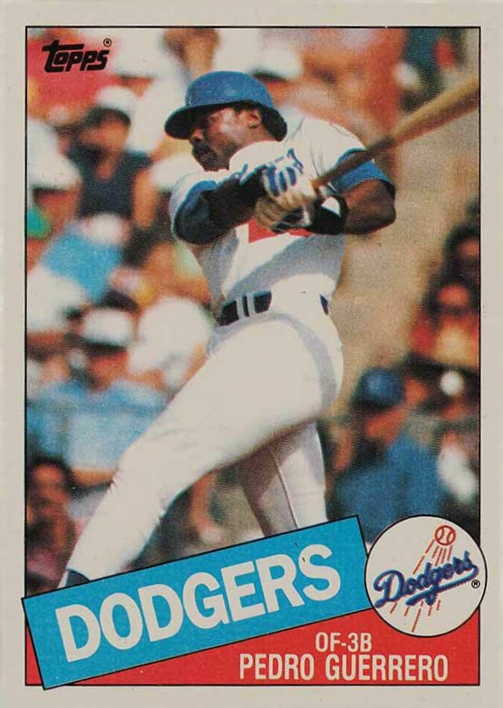 1985 Topps Pedro Guerrero #575 Baseball Card