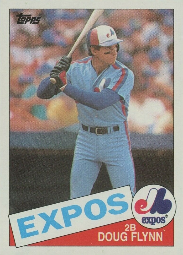 1985 Topps Doug Flynn #554 Baseball Card