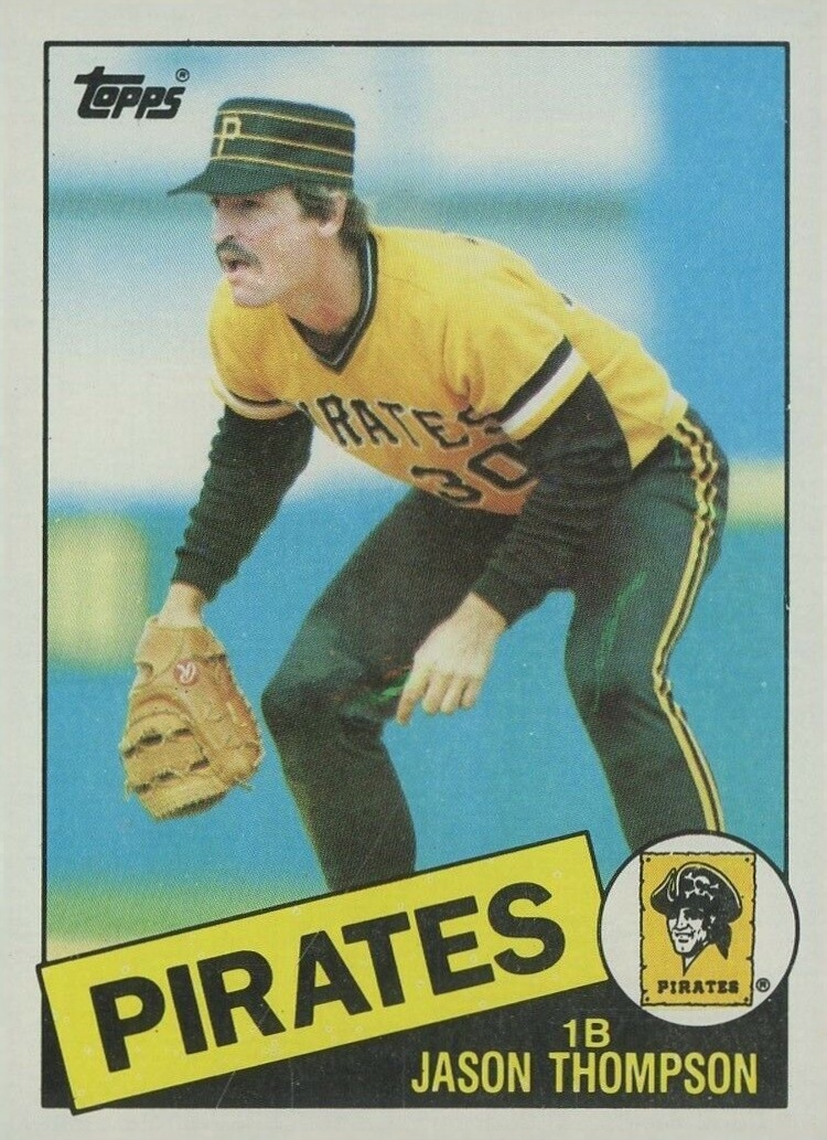 1985 Topps Jason Thompson #490 Baseball Card