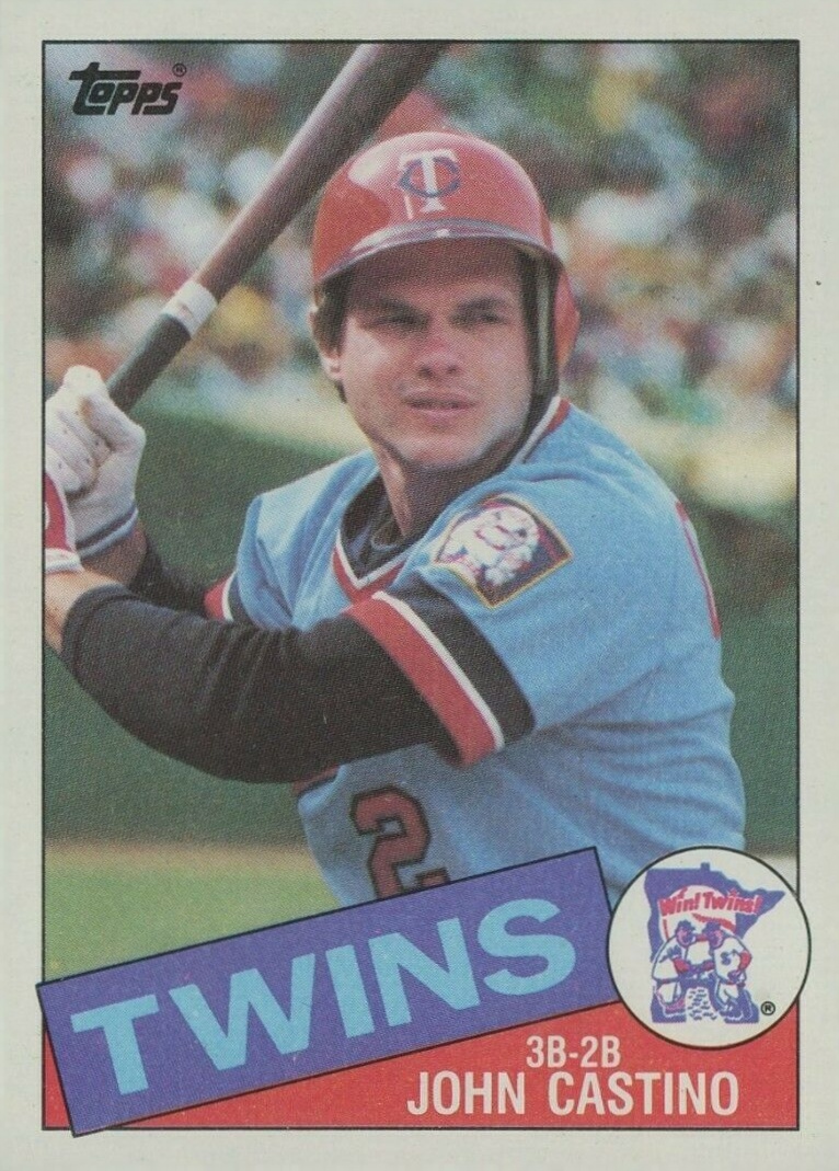 1985 Topps John Castino #452 Baseball Card