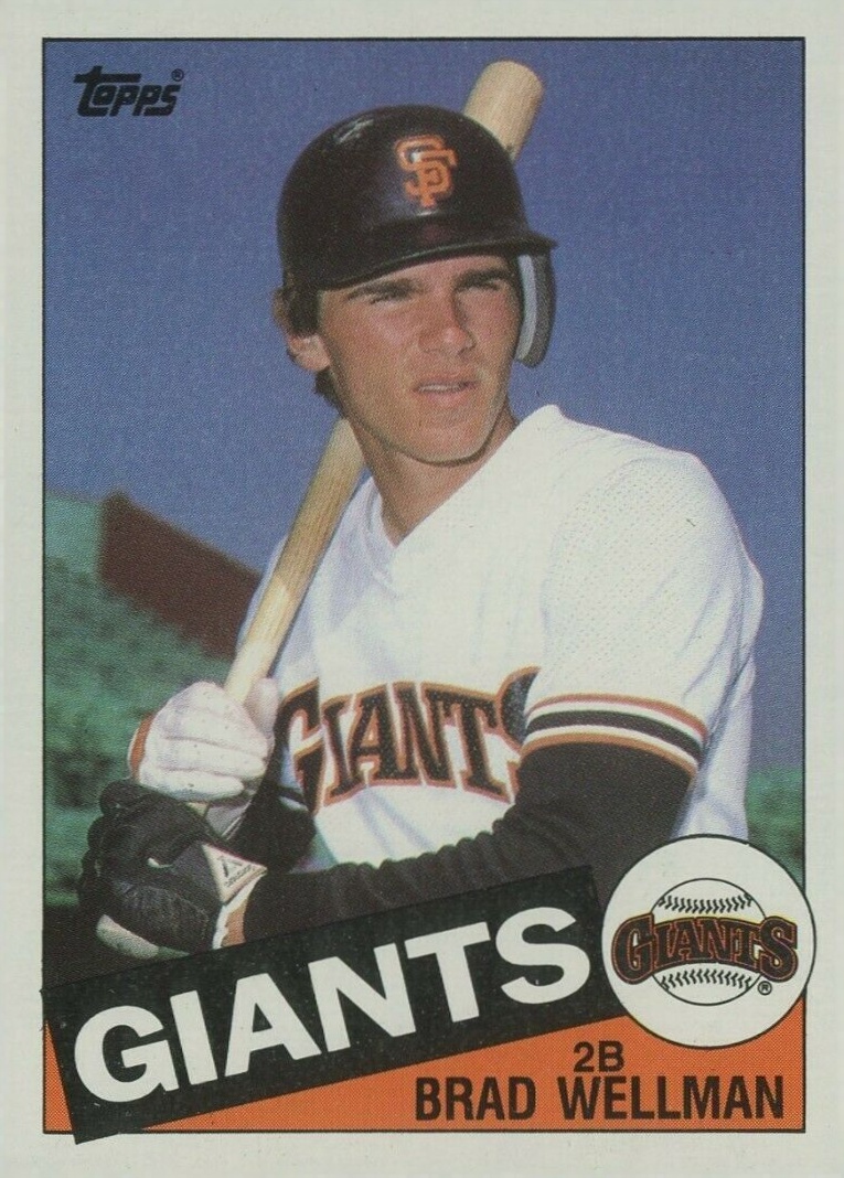 1985 Topps Brad Wellman #409 Baseball Card