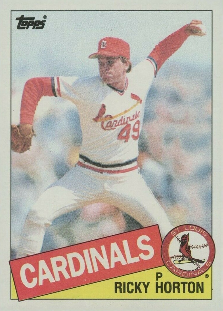 1985 Topps Ricky Horton #321 Baseball Card