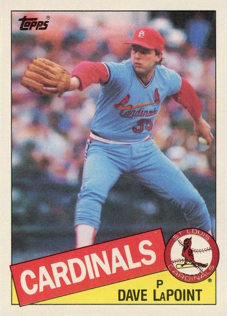 1985 Topps Dave LaPoint #229 Baseball Card