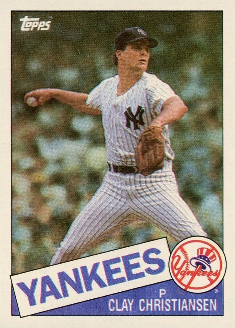 1985 Topps Clay Christiansen #211 Baseball Card