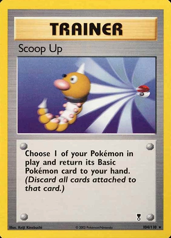 2002 Pokemon Legendary Collection  Scoop Up #104 TCG Card
