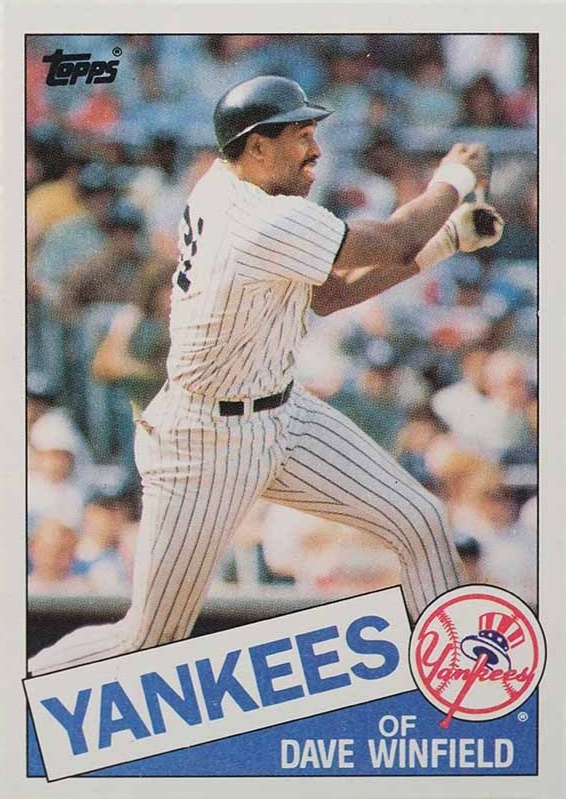 1985 Topps Dave Winfield #180 Baseball Card