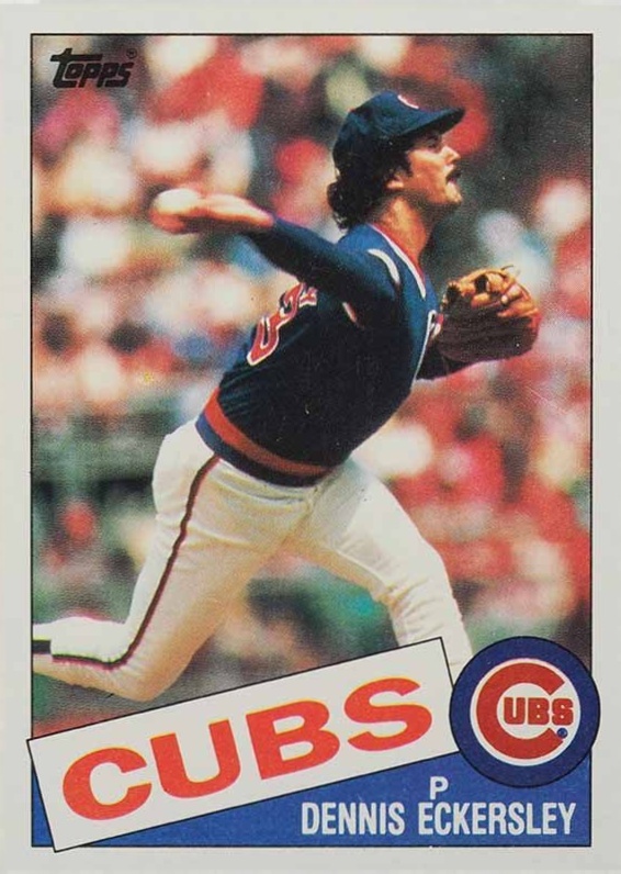 1985 Topps Dennis Eckersley #163 Baseball Card