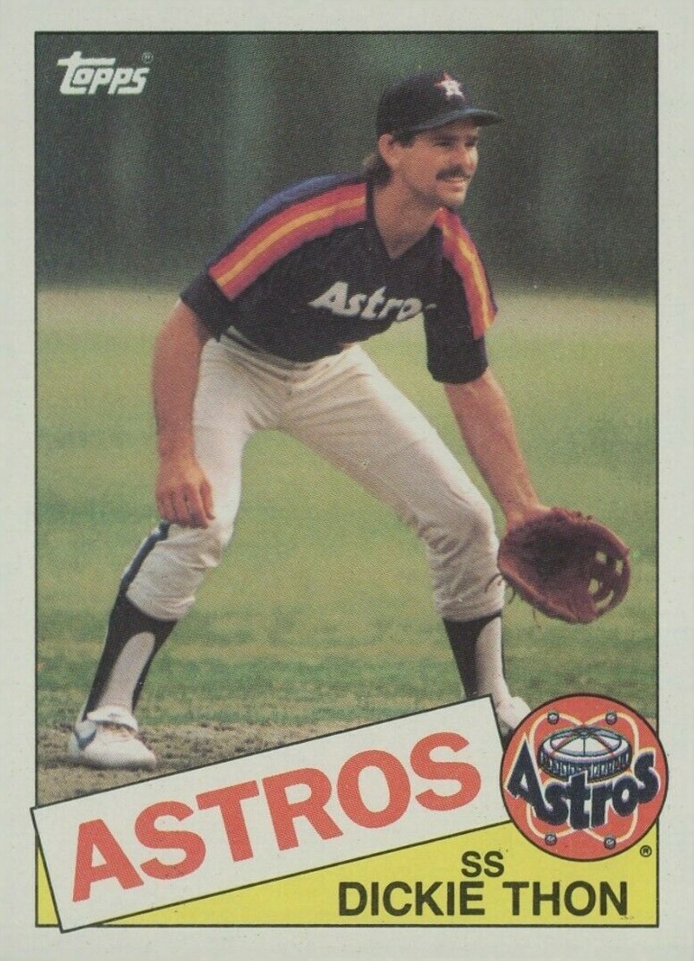 1985 Topps Dickie Thon #44 Baseball Card