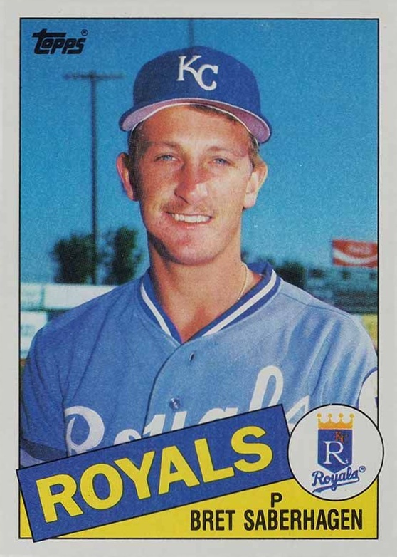 1985 Topps Bret Saberhagen #23 Baseball Card