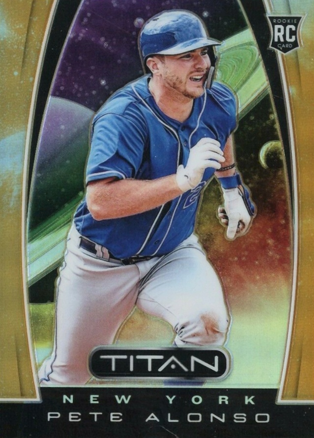 2019 Panini Chronicles Titan Pete Alonso #1 Baseball Card