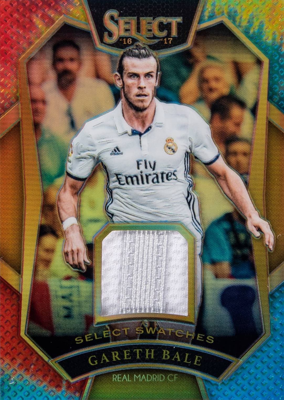 2016 Panini Select Swatches Gareth Bale #SS-GB Soccer Card