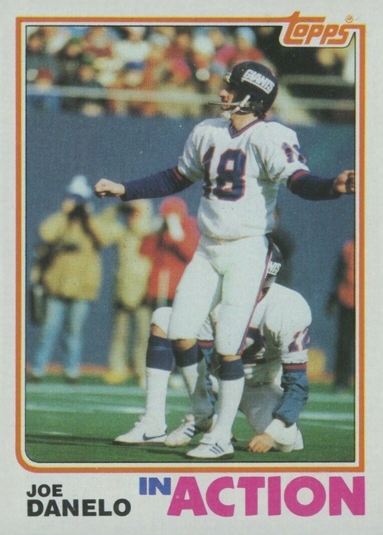 1982 Topps Joe Danelo #421 Football Card
