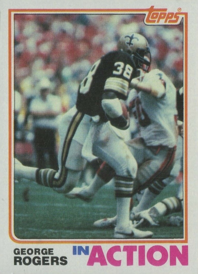 1982 Topps George Rogers #411 Football Card