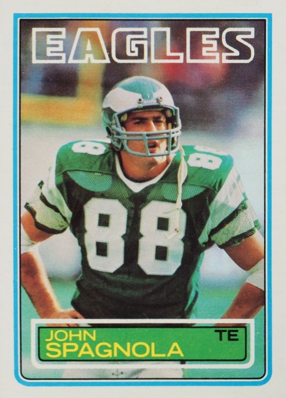 1983 Topps John Spagnola #149 Football Card